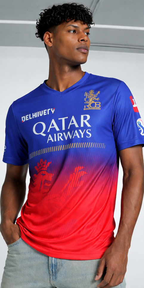 RCB Cricket Jersey for Men – Stylish, Comfortable & Fan Favorite