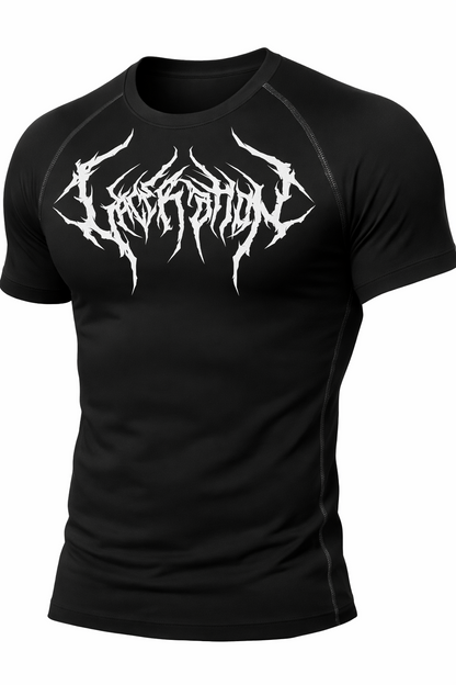 Men’s Black Compression Gym T-Shirt – Premium Stretch Fit